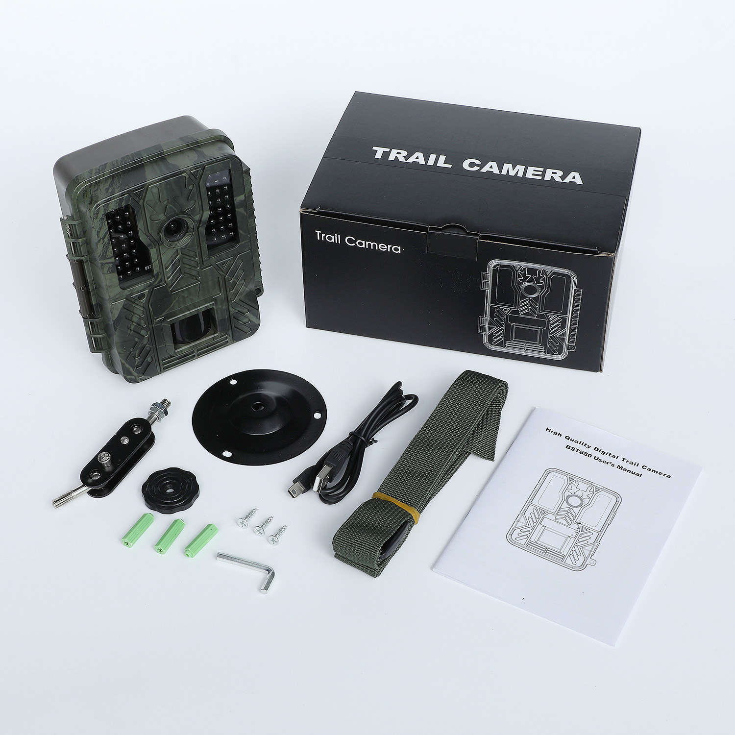 32MP venkovní infračervená vodotěsná lovecká kamera s vysokým rozlišením 4K 